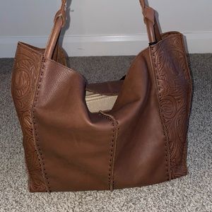 The Sak hand bag tote - leather